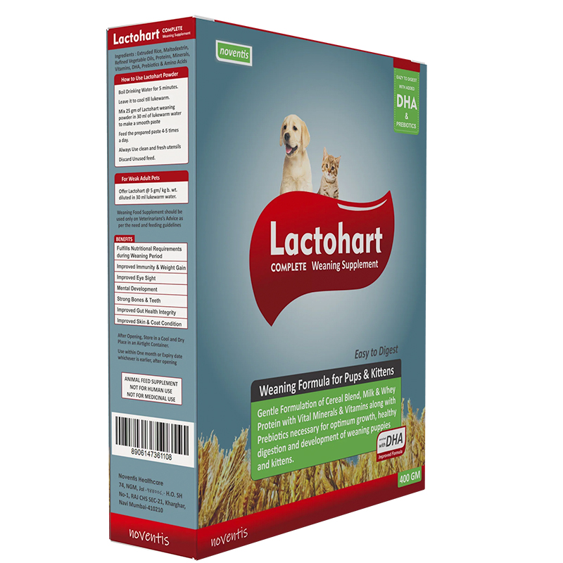 Lactohart Complete Puppy Weaning Supplement Lactohart Weaning Supplement Powder for Puppy Growth