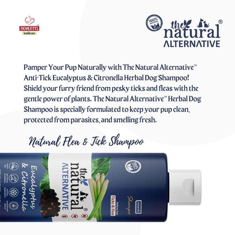 Natural Alternative Dog Shampoo for Tick Protection