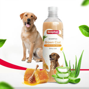 Beaphar Brown Coat Dog Shampoo with Honey and Aloe Vera