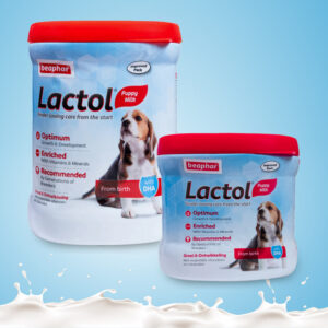 Beaphar Lactol Newborn Puppy Dog Milk Food with DHA, Vitamins & Minerals, Puppy Milk Replacer- 200g
