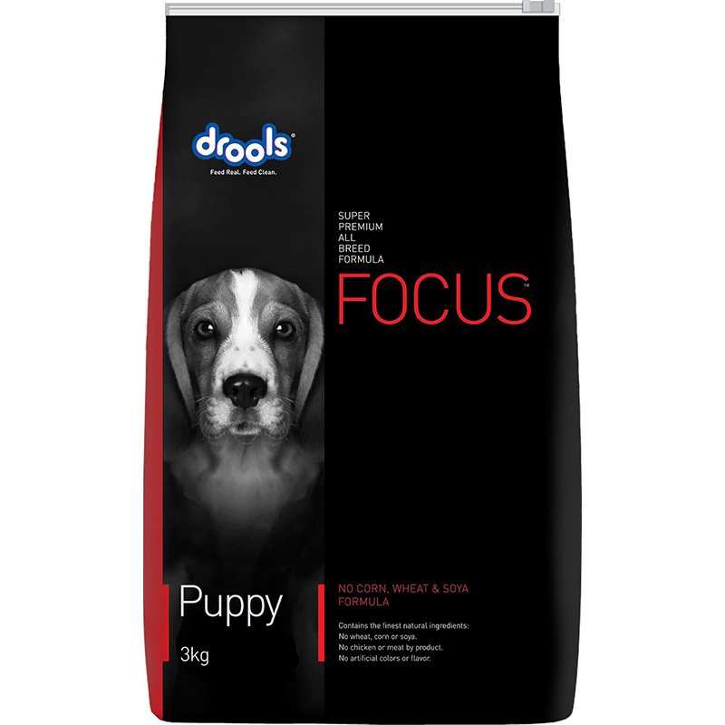 Drools Focus Puppy Super Premium Dog Food, 3kg | Chicken Flavour 01